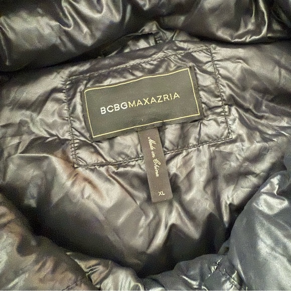 BCBGMAXAZRIA Black Quilted Puffer Jacket Minimalist Quite Luxury Chic Minimalist - Picture 6 of 6